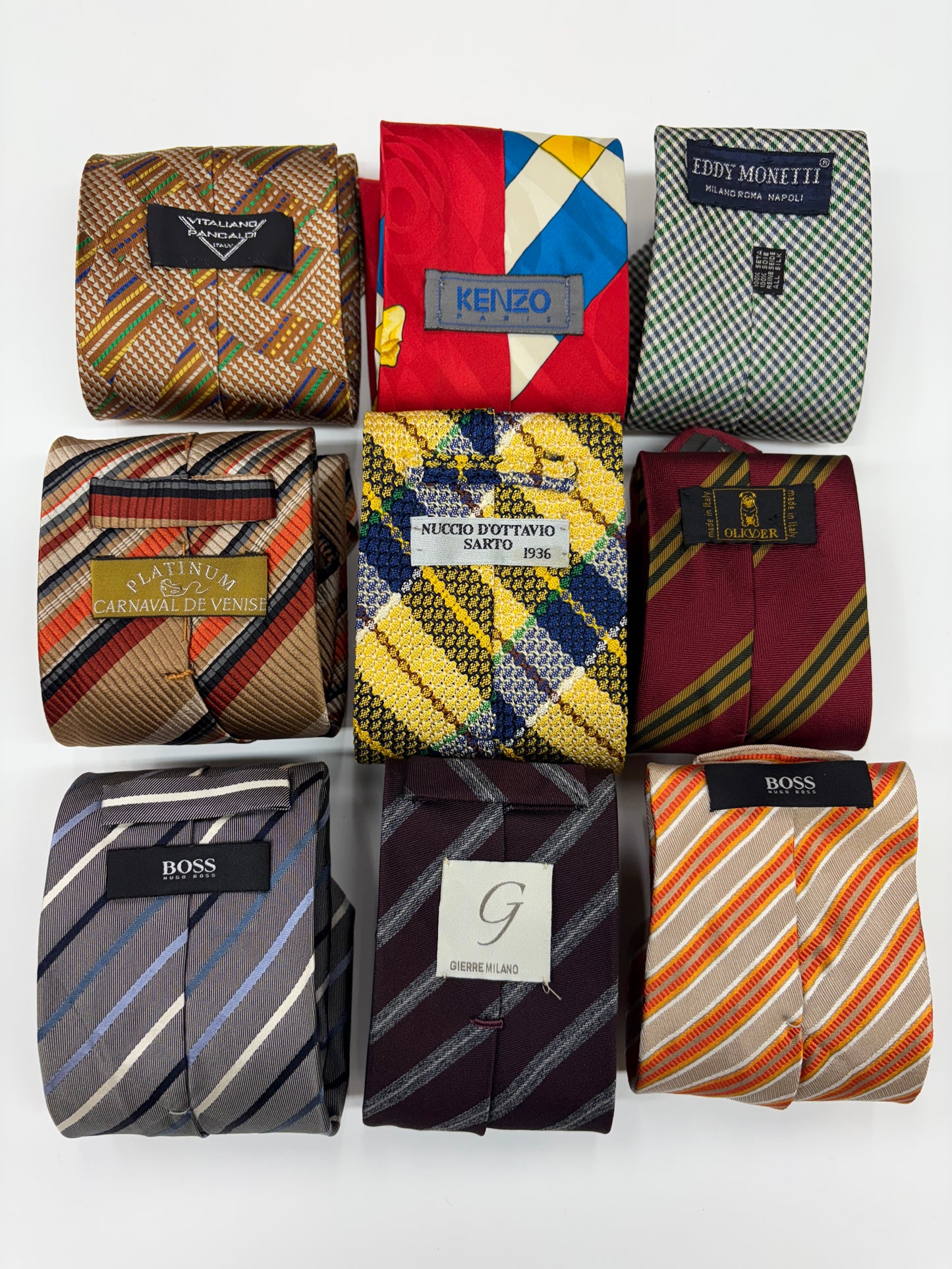 BOX 9 CRAVATTE IN SETA