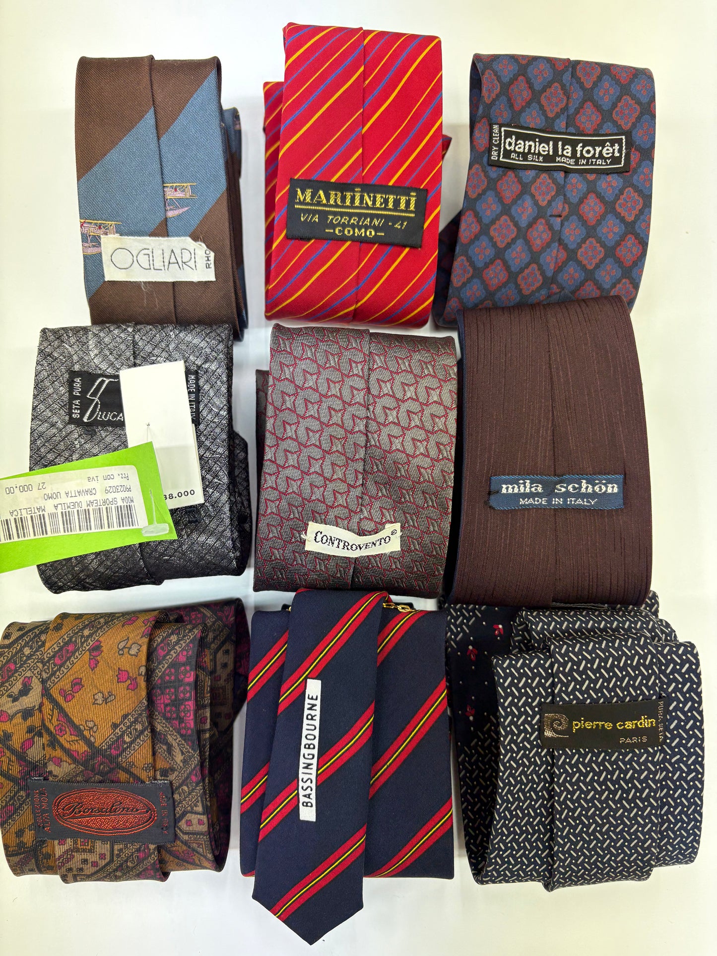 BOX 9 CRAVATTE IN SETA