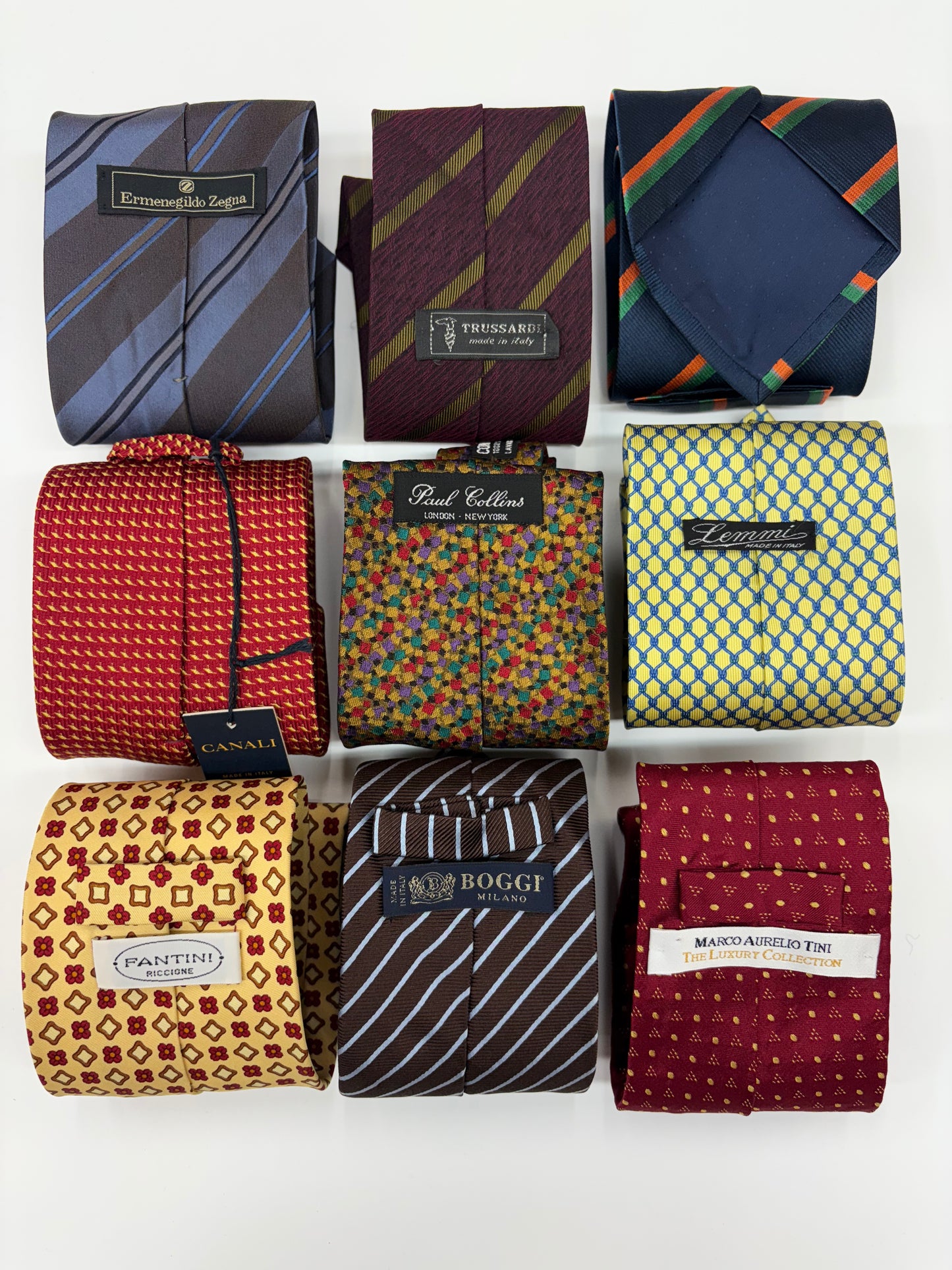 BOX 9 CRAVATTE IN SETA