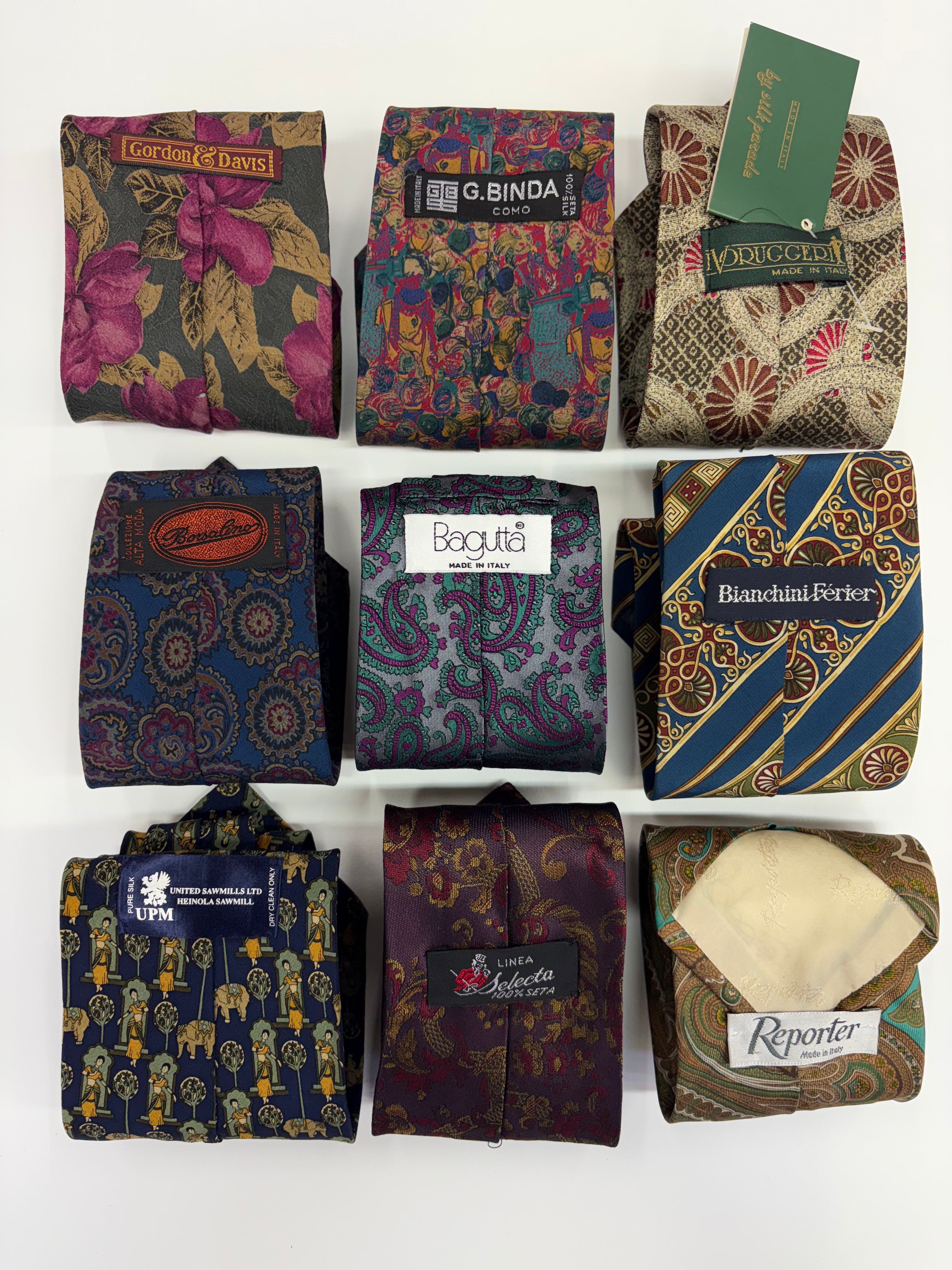 BOX 9 CRAVATTE IN SETA