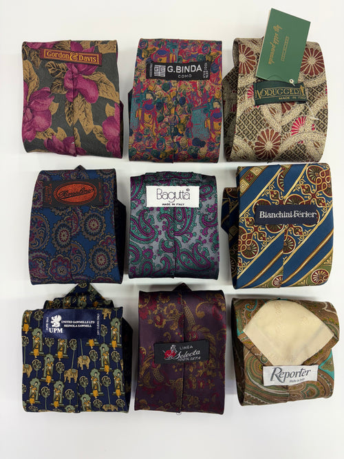 BOX 9 CRAVATTE IN SETA