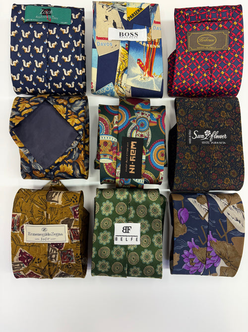 BOX 9 CRAVATTE IN SETA