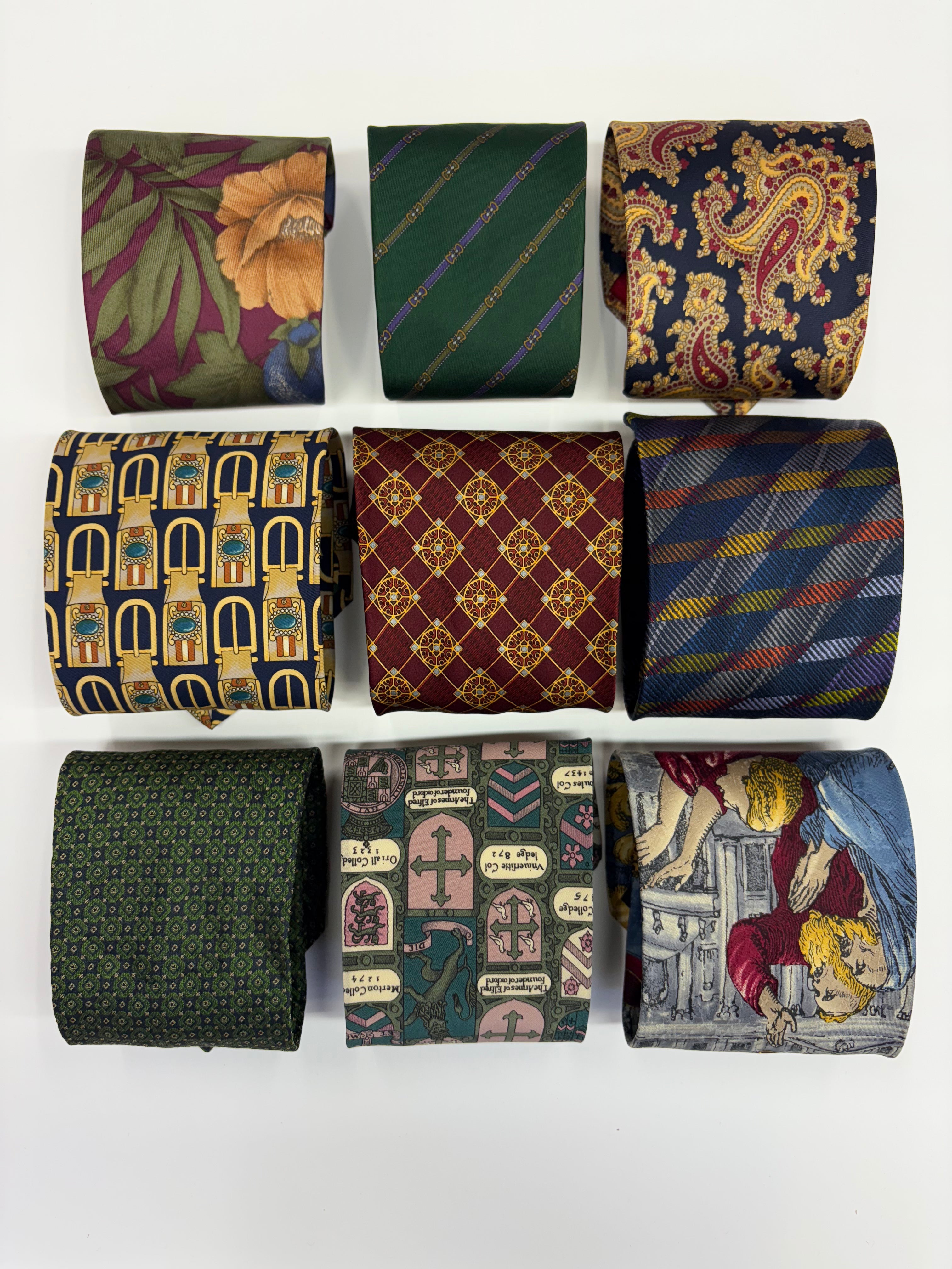 BOX 9 CRAVATTE IN SETA