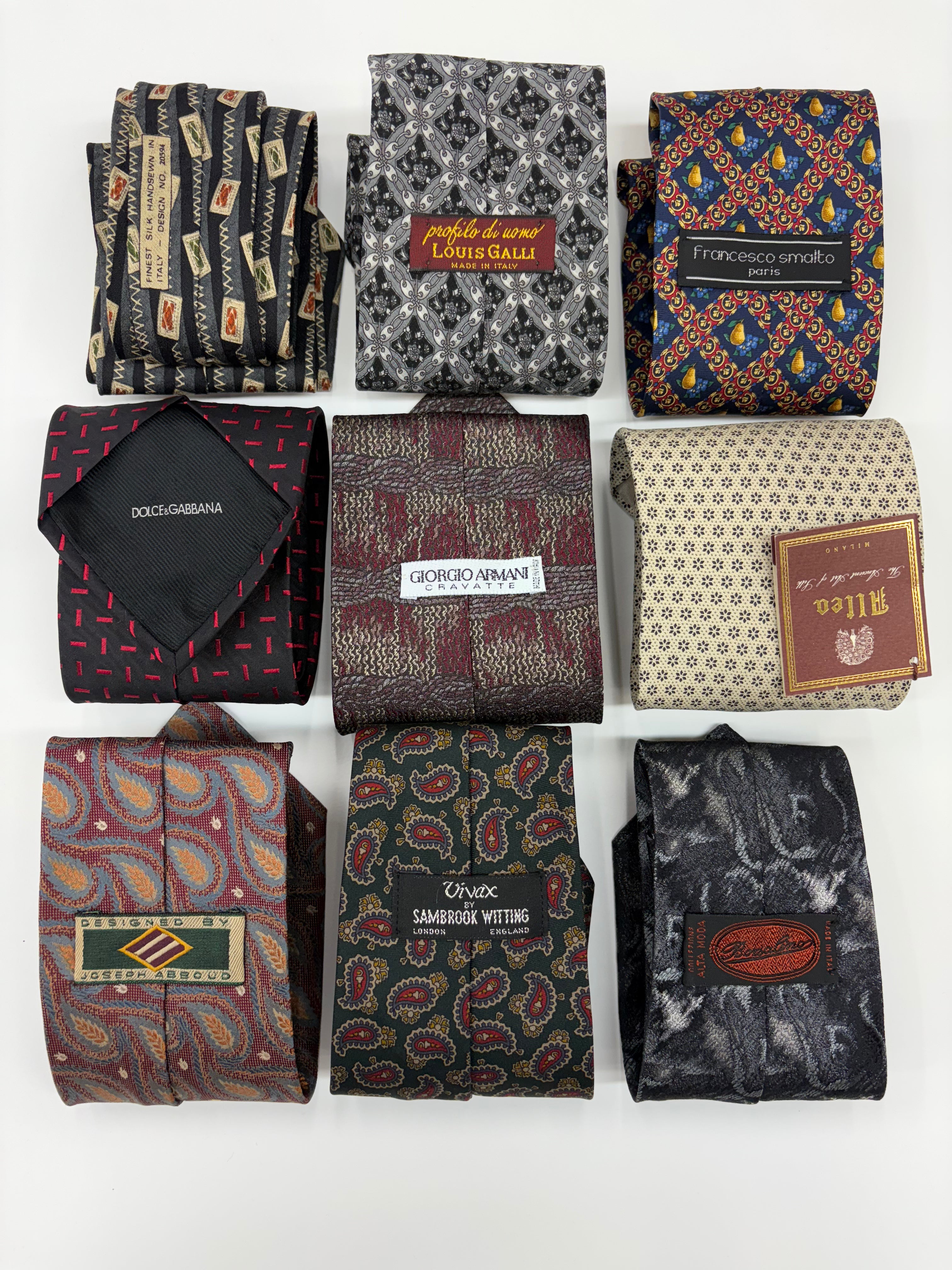 BOX 9 CRAVATTE IN SETA