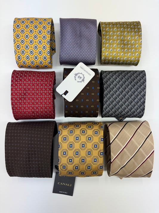 BOX 9 CRAVATTE IN SETA