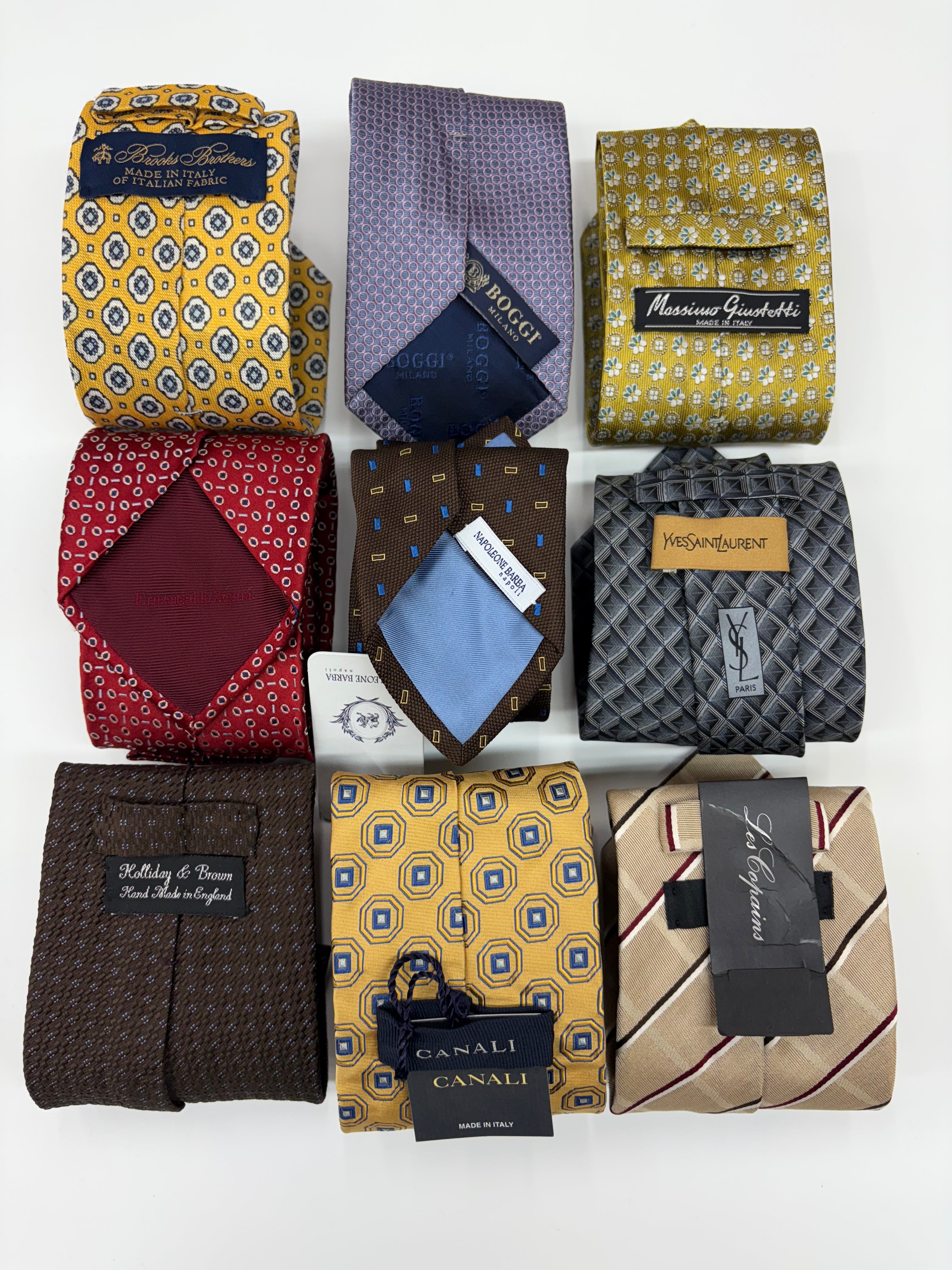 BOX 9 CRAVATTE IN SETA
