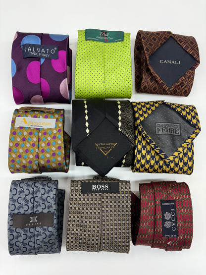 BOX 9 CRAVATTE IN SETA