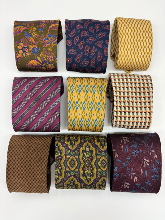 BOX 9 CRAVATTE IN SETA