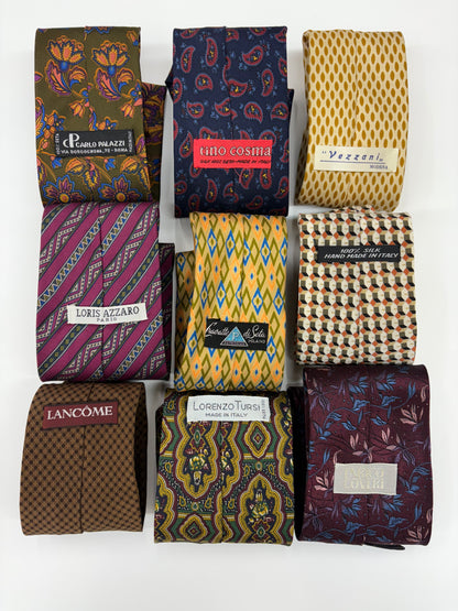BOX 9 CRAVATTE IN SETA