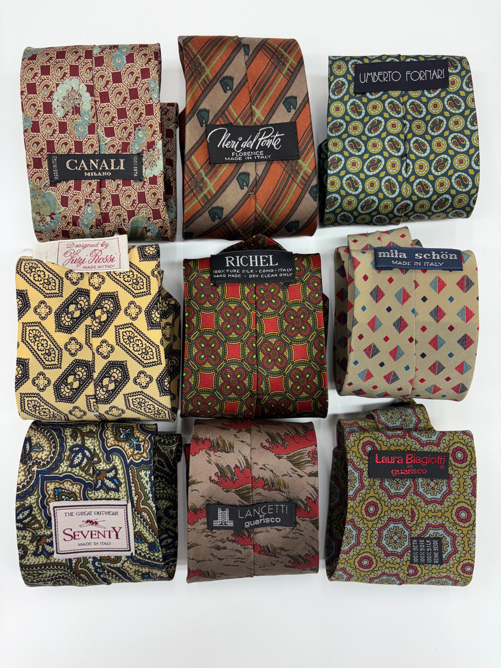 BOX 9 CRAVATTE IN SETA