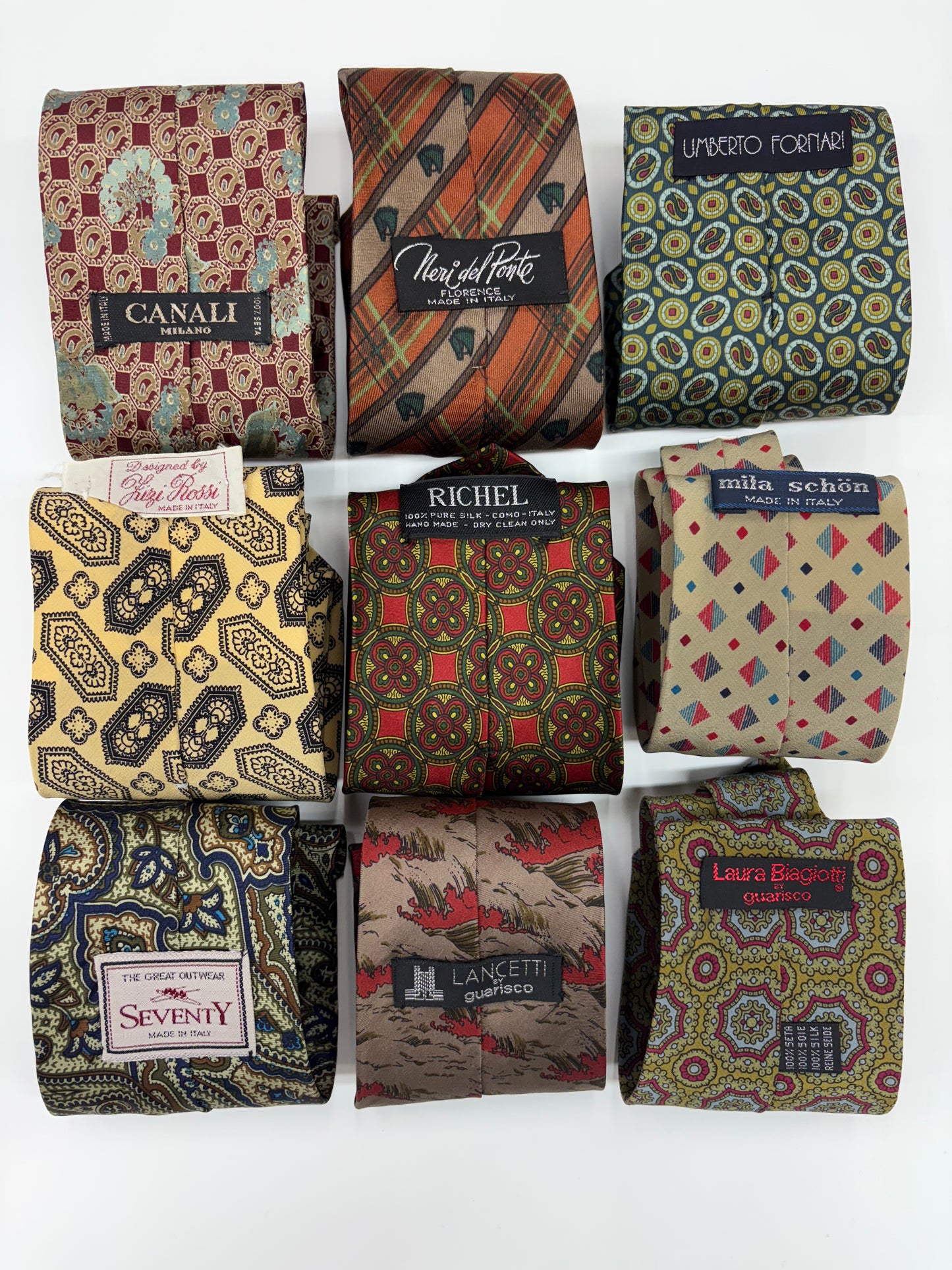 BOX 9 CRAVATTE IN SETA