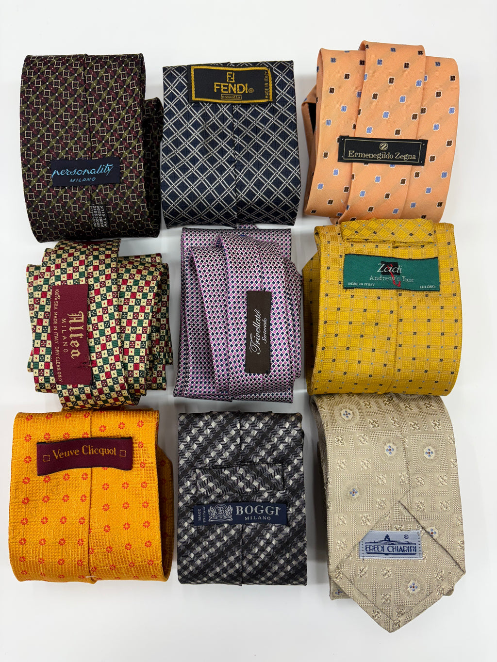 BOX 9 CRAVATTE IN SETA