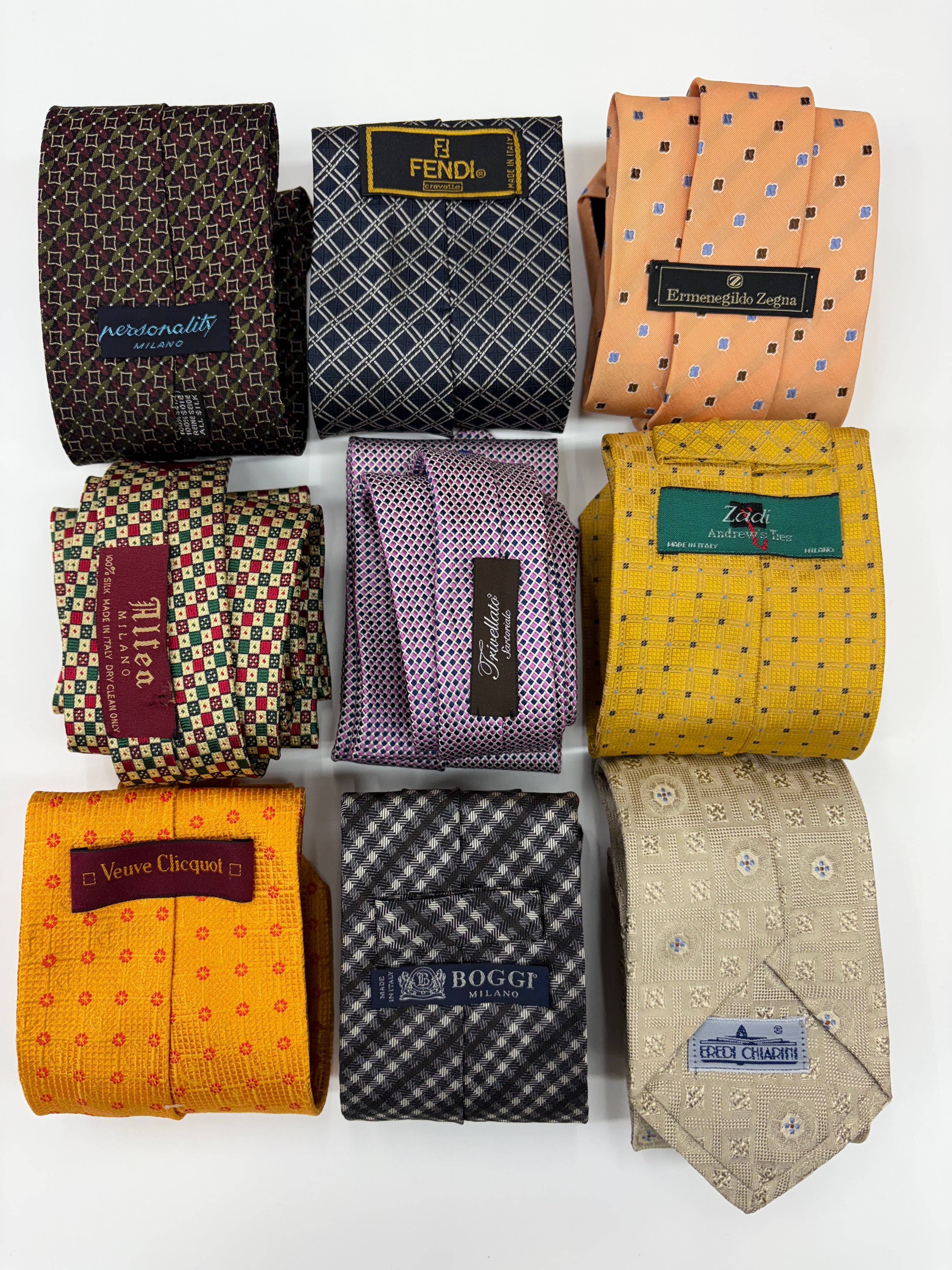 BOX 9 CRAVATTE IN SETA