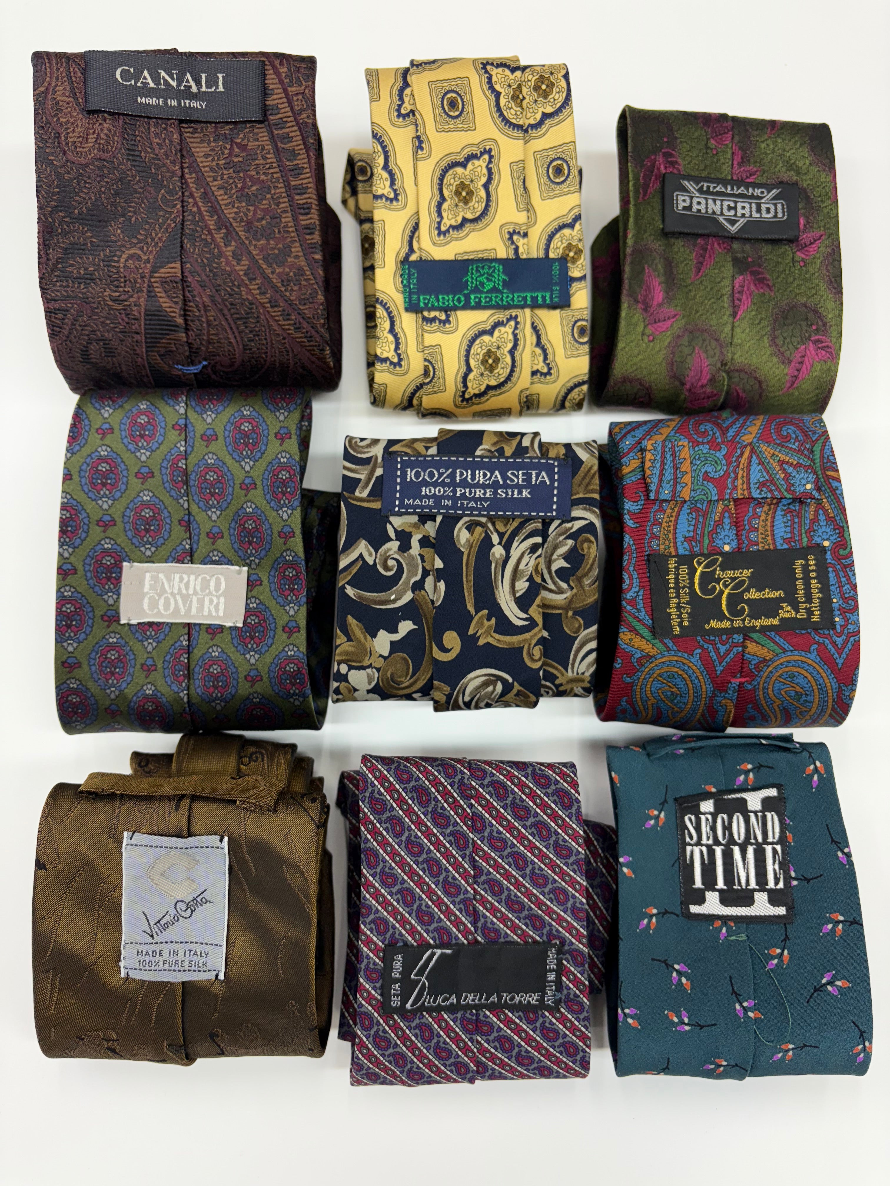 BOX 9 CRAVATTE IN SETA