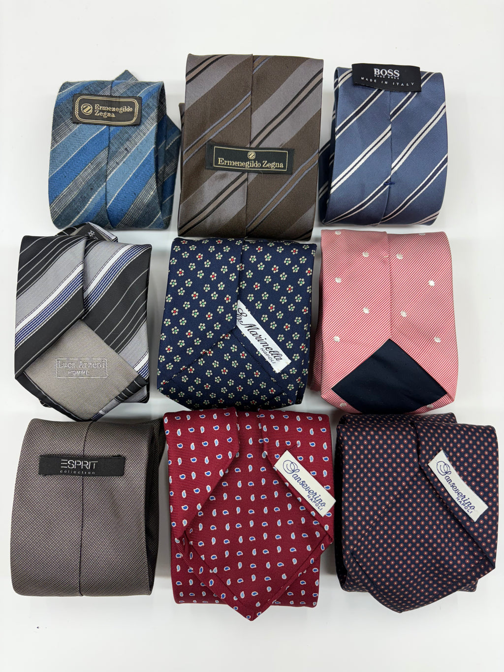 BOX 9 CRAVATTE IN SETA