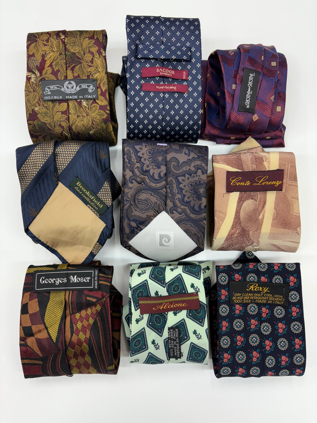 BOX 9 CRAVATTE IN SETA