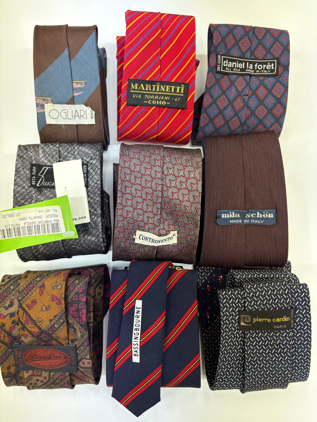 BOX 9 CRAVATTE IN SETA