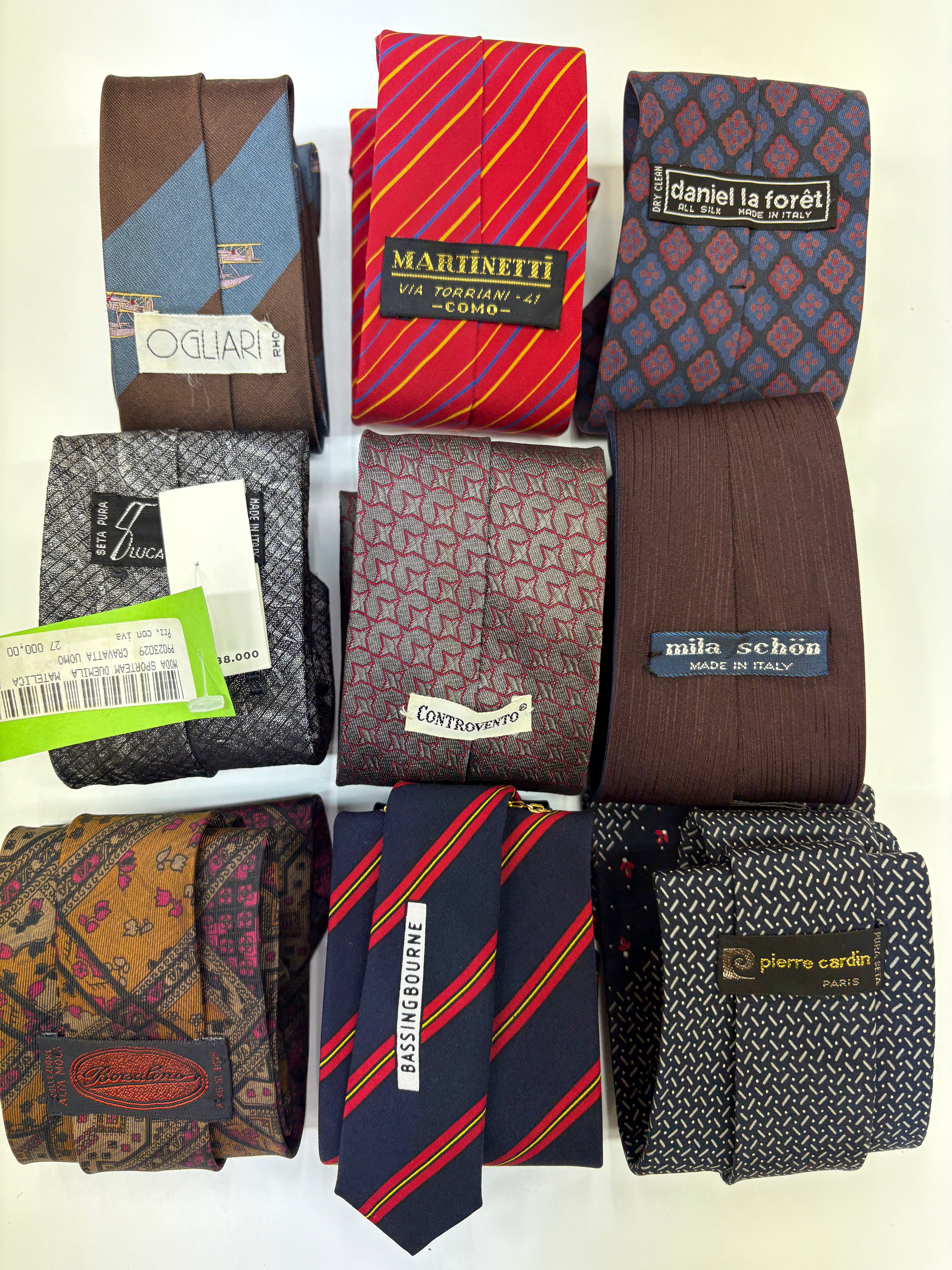 BOX 9 CRAVATTE IN SETA