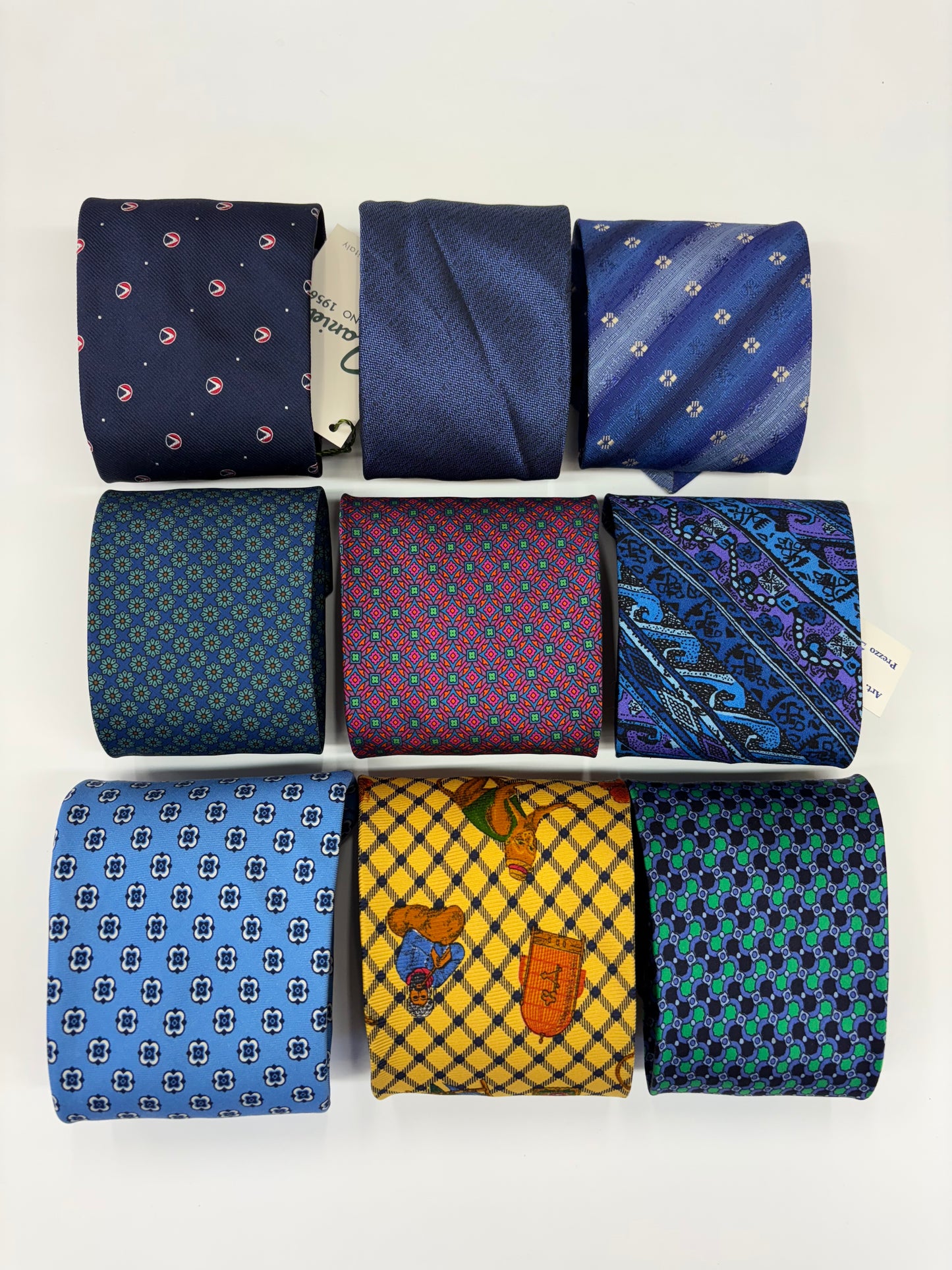 BOX 9 CRAVATTE IN SETA