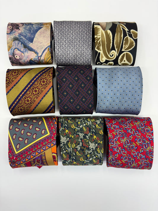 BOX 9 CRAVATTE IN SETA