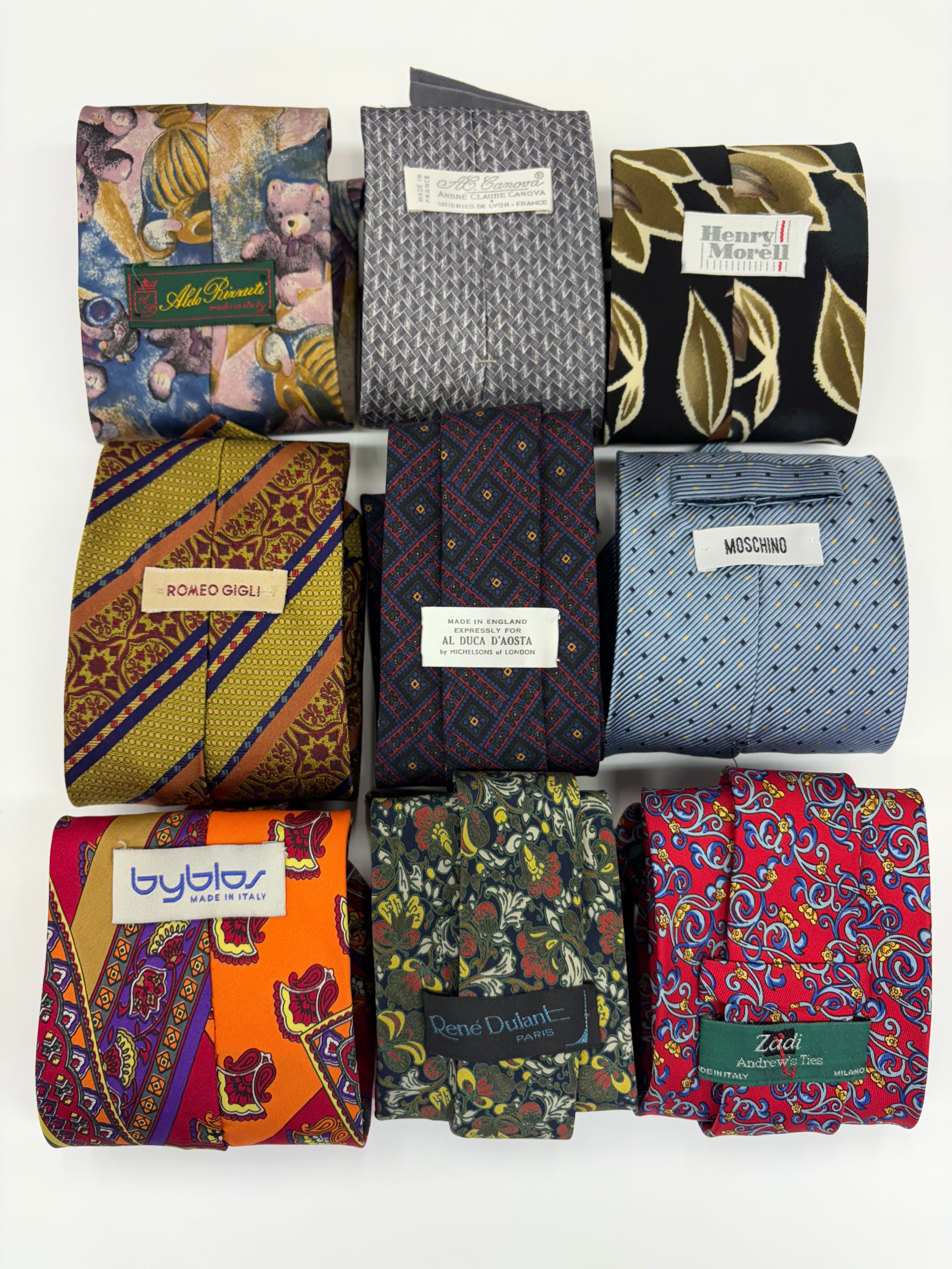 BOX 9 CRAVATTE IN SETA