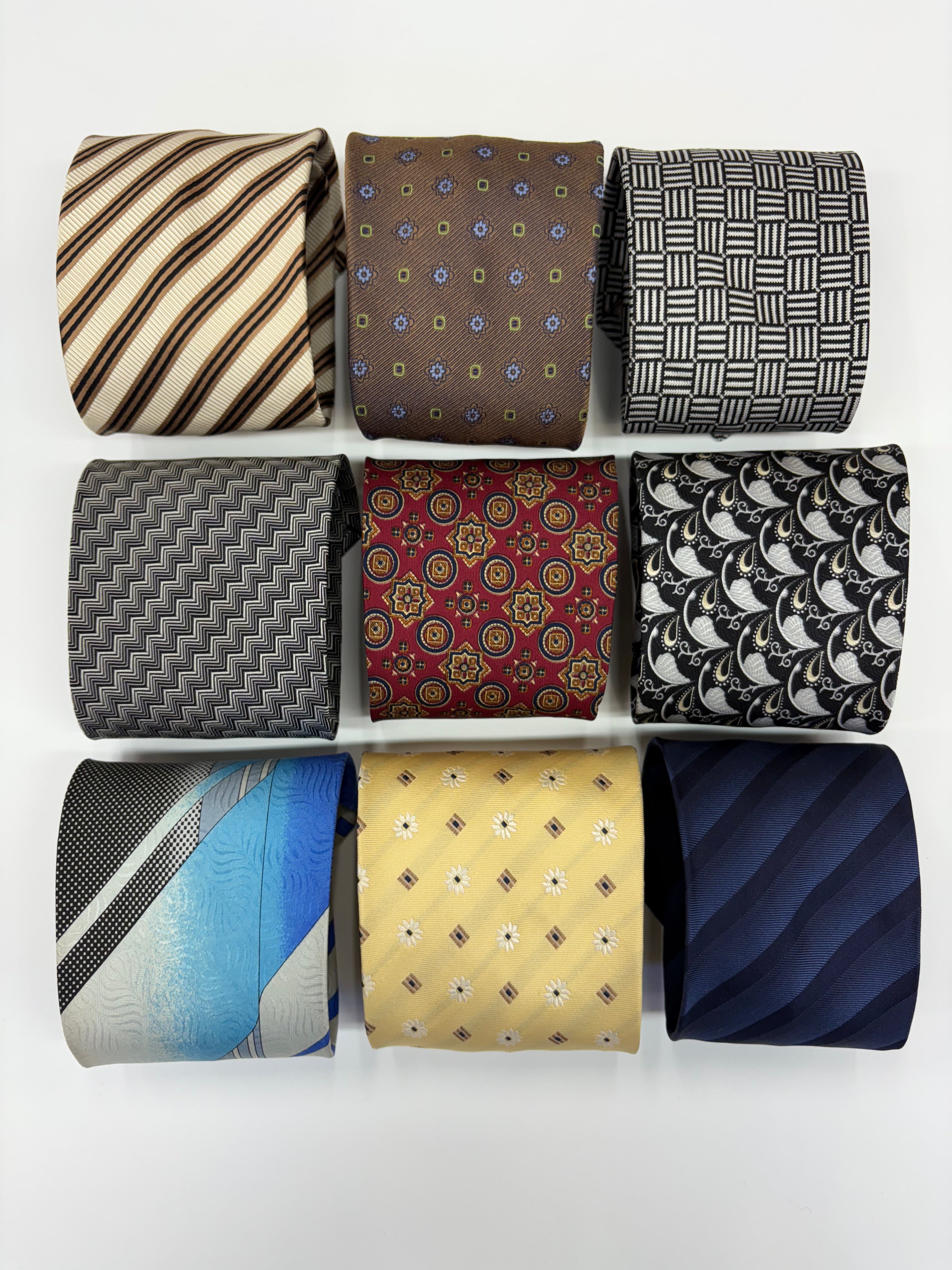 BOX 9 CRAVATTE IN SETA